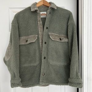 Zara Sherpa jacket S
